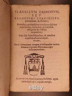 1578 Exorcismes Démonologie Occulte Démon Possession Menghi Flagellum Daemonum