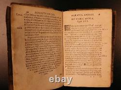1578 Magnus Paradisus Animae Albertus Éthique Métaphysique Dans La Ville Médiévale Manuscrit