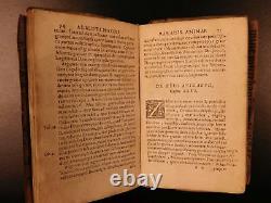 1578 Magnus Paradisus Animae Albertus Éthique Métaphysique Dans La Ville Médiévale Manuscrit