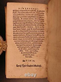 1581 Espagnol Inquisition & Loyola Confessor Manual Juan Polanco Jésuite Espagnol