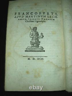 1592 De Sortilegiis & De Lamiis Grillandus Sorcellerie Extrêmement Rare