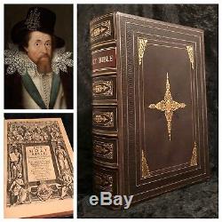 1611 Premier De Grande Elle Authorized King James Bible Ornement Reliure Complete Rare