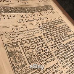1611 Première Édition, Premier Numéro King James Bible Grand IL Rare Provenance Royal