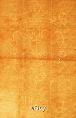 1637 Antique Manuscrit De La Nouvelle Charte-angleterre Patriotique Sla Colonial Americana