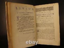 1664 1er Ed Livy Ab Urbe Condita Histoire De Rome Augustus Caesar Elzevir 3v Set