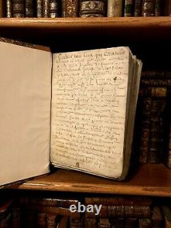 1688-1750 Manuscrits Parchemin Livre Compendium De Documents Anciens
