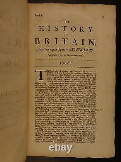 1698 1st Ed Works John Milton Histoire Britannique Anglais Folio Cromwell England