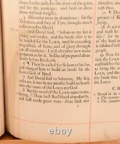 1716-1717 2vol La Sainte Bible John Baskett Vinaigre Bible George III Liaison