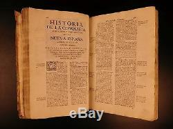 1735 Histoire De La Conquête Espagnole Du Mexique Solis Aztèque Hernan Cortes Montezuma