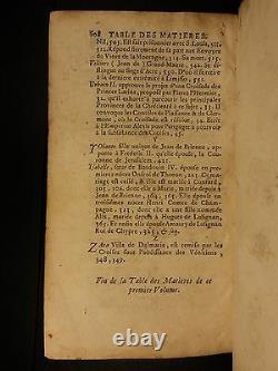 1737 Histoire Chevaliers Templier Hospitaller Croisades Malte Rhodes Ottoman 5v Vertot