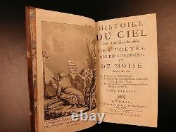 1739 1er Ed Pluche Astronomie Astrologie Cosmogonie Occulte Mythologie Égyptienne Païenne