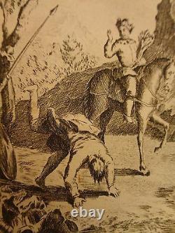 1754 Don Quichotte Espagnol Miguel Cervantes Chevalerie 6v Set De Saint-martin Art