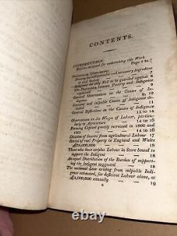 1806 Un traité sur l'indigence Colquhoun Première édition Très rare