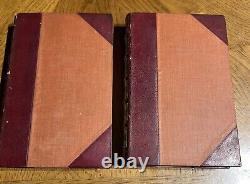 1837 2Vol La vie d'Oliver Goldsmith James Prior Première édition en cuir