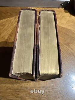 1837 2Vol La vie d'Oliver Goldsmith James Prior Première édition en cuir