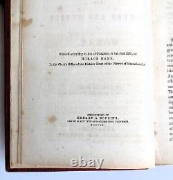 1853 HORACE MANN POUVOIRS ET DEVOIRS DES FEMMES Première édition. EXEMPLAIRE DE PRÉSENTATION SIGNÉ