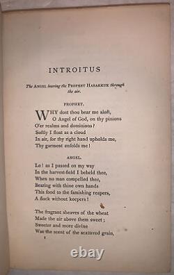 1871, 1ère Édition, La Divine Tragedy, De Henry Wadsworth Longfellow, Poetry