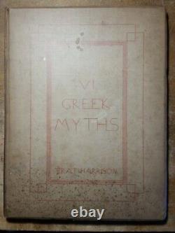 1879 Six Mythes Grecs Originaux de Thomas Erat Harrison - SIGNÉ Deux Fois Première Édition