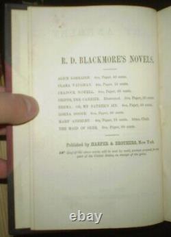 1880, Première Édition, Mary Anerley, A Yorkshire Tale, De R. D. Blackmore