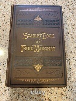 1880 Scarlet Book Of Francmasonry Masonic History Of Masons (en 1880)