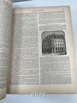 1883 1er Ed Histoire De L'état Du Kansas A. T. Andreas Livre Réparation Rare