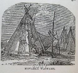 1888 American Indian History Tribes Culture Armes De Guerre Antique Pictorial