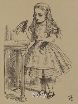 1904 Alice En Wonderlande La 1ère Édition D'alice Aventures Ancien Livre D'enfant Rare