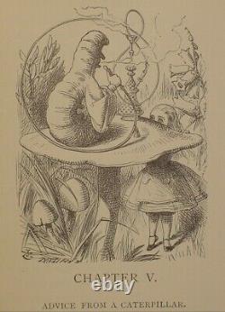 1904 Alice En Wonderlande La 1ère Édition D'alice Aventures Ancien Livre D'enfant Rare