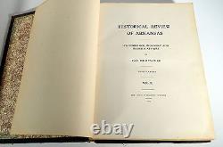 1911 Original Imprimer 1ère Édition Historique Arkansas 3 Volumes Historique