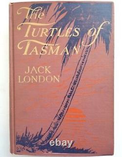 1916 Jack London Première Édition Turtles Of Tasman Handsome Copy 1er Sept.