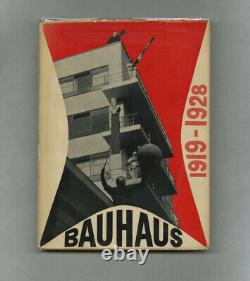 1938 Herbert Bayer + Walter Gropius Bauhaus 1919-1928 La Première Édition Du Moma Avec Dj