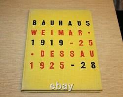 1938 Herbert Bayer + Walter Gropius Bauhaus 1919-1928 Première Édition Du Moma