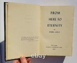 1951 D'ici à l'éternité par James Jones Première édition