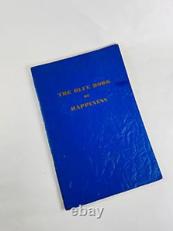 1951 Livre bleu du bonheur PREMIÈRE ÉDITION Conseils spirituels du Père John Doe