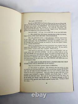 1951 Livre bleu du bonheur PREMIÈRE ÉDITION Conseils spirituels du Père John Doe