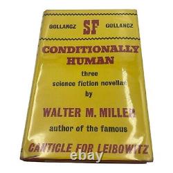 1963 Conditionnellement humain Walter M. Miller Première édition jaquette