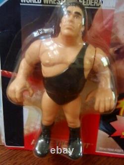 1990 Hasbro Wwf Series 1 U. S. Blue Card Andre The Giant Action Figure Moc