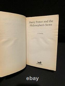 1ère Édition, 2e Imprimerie Royaume-uni Livre De Poche Harry Potter Et La Pierre Philosophale