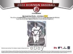 2023 Bowman Baseball Hobby Box Nouvelle Marque Livraison Gratuite Rapide