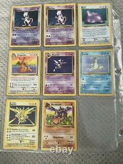 590 Cartes Pokémon Originales Lot (holographique, 1ère Editions Dans Le Lot)