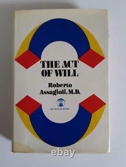 Acte de Volonté, par Roberto Assagioli. Première édition. Relié. Propriétaire unique, rare.