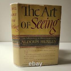 Aldous Huxley L'art De Voir Signé 1942 Première Édition Mint Vtg