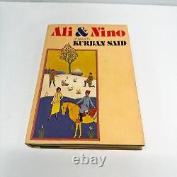 Ali & Nino Un roman par Kurban Saïd Première édition 1970 Couverture rigide vintage
