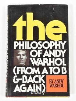 Andy Warhol Première Édition Signée 'La Philosophie d'Andy Warhol'