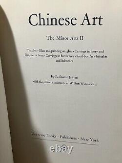 Art chinois, première édition, Jenyns Watson, estampes en couleur, textiles, verre, etc.