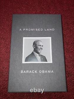 Barack Obama A Promised Land Deluxe Signé 1ère Édition Psa / Dna Full Loa Rare