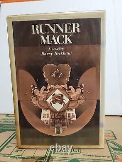 Barry Beckham Runner Mack Première Édition 1972 Hc/dj Black Baseball Novel Vg+