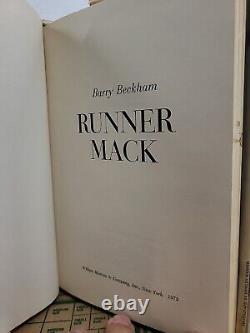 Barry Beckham Runner Mack Première Édition 1972 Hc/dj Black Baseball Novel Vg+