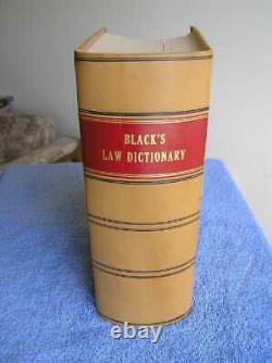 Black’s Law Dictionary, Original 1891 First Edition Henry Campbell Black 1er