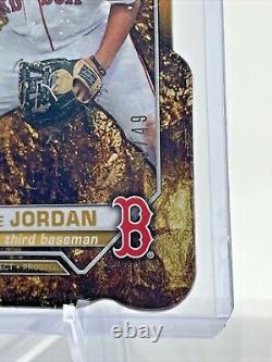 Blaze Jordan Gold Die Cut #d/49 Boston Red Sox 2021 Bowman 1ère Édition Rookie